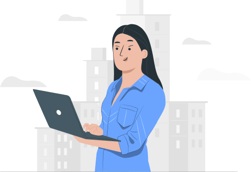 desenho vetor mulher segurando notebook group energia